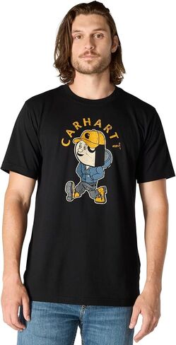 Carhartt Mens Relaxed Fit Lightweight Short-Sleeve Active Jac Graphic T-Shirt in Saudi Arabia