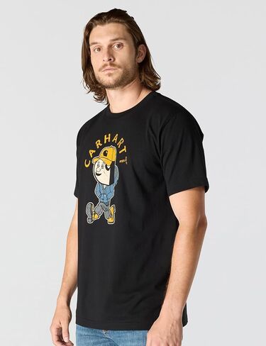 Carhartt Mens Relaxed Fit Lightweight Short-Sleeve Active Jac Graphic T-Shirt in Saudi Arabia