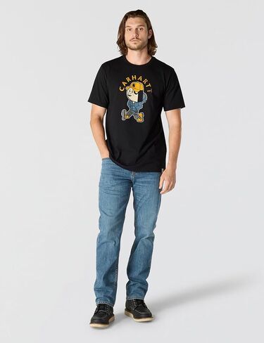 Carhartt Mens Relaxed Fit Lightweight Short-Sleeve Active Jac Graphic T-Shirt in Saudi Arabia