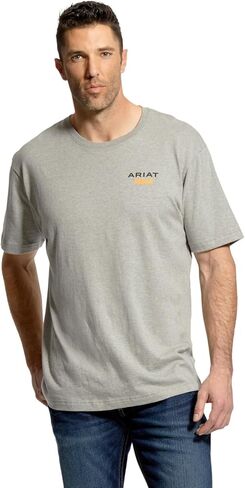 ARIAT Men’s Rebar Cotton Strong Logo Short Sleeve T-Shirt in Saudi Arabia