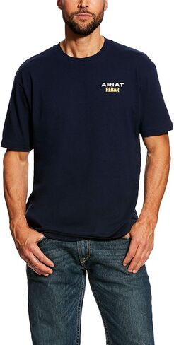 ARIAT Men’s Rebar Cotton Strong Logo Short Sleeve T-Shirt in Saudi Arabia