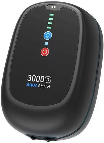 Aerator الطعم ، الهوائية القابلة لإعادة الشحن للأسماك ، IPX7 مقاومة للماء ، مناسبة لصيد الأسماك في الهواء الطلق ، انقطاع التيار الطوارئ مضخة طوارئ ، بطارية مدمجة 3000 مللي أمبير في الساعة ، (3W 48GPH) عمر البطارية الحد الأقصى لمدة 70 ساعة in Kuwait