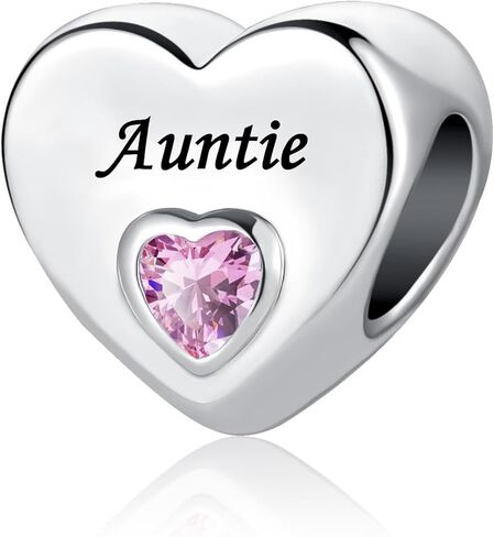 QeenseKc Love You Family Heart Charm Compatible With Pandora Bracelet Women Present in Saudi Arabia