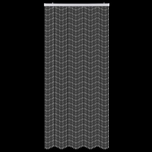 Boshen 45 Strands Acrylic Crystal Beaded Curtain, 35.5" x 79" Hanging Wave Pattern Doorway Decor, Room Divider for Windows Bedroom Balcony(White) in Saudi Arabia