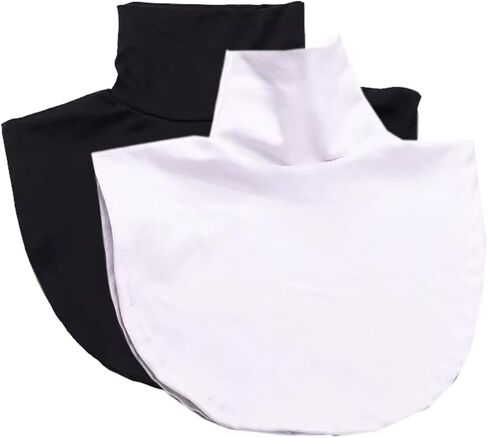 WENLOOY Fake Turtleneck Collars Detachable Dickey Collar Half Top Mock Blouse False High Warmer Turtle Necks for Women in Saudi Arabia
