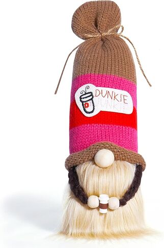 Dylayos Ladybug Gnome Plush، ديكور منزلي لطيف للربيع، عرض صينية متدرجة للصيف، للنساء، أحمر in Kuwait
