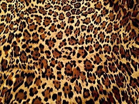 HaNdMaDe in the USA Brown Black Leopard Spots Cheetah Cat Cotton Some Custom Made Window Curtain Valance in Saudi Arabia