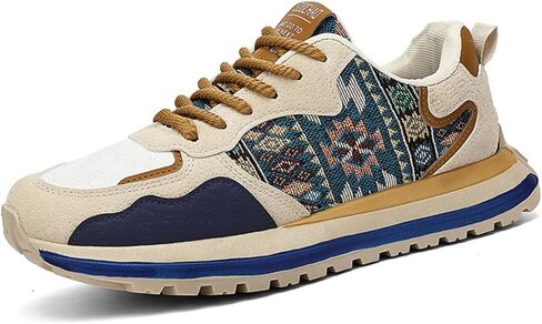 Mens Fashion Sneakers Breathable Lowtop Laceup Casual Shoes with Nonslip and Durable Features Suitable for Daily Commute and Light Activities in Saudi Arabia