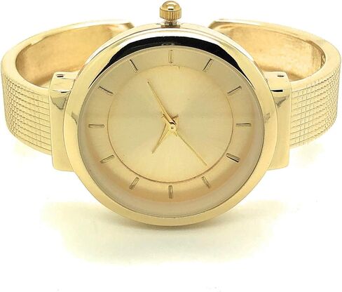Ladies Simple Mesh Band Look Elegant Easy Read Bangle Cuff Fashion Watch in Saudi Arabia