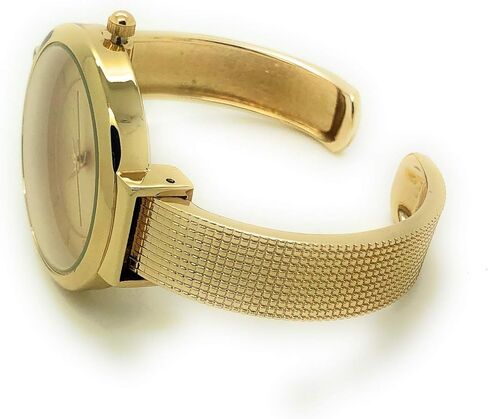 Ladies Simple Mesh Band Look Elegant Easy Read Bangle Cuff Fashion Watch in Saudi Arabia