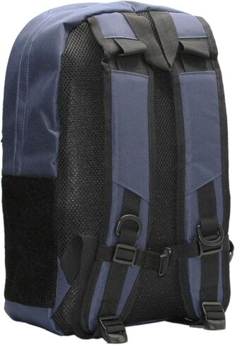 HEDi HEDiGEAR Base Backpack (Navy) – Medium 17L Backpack with Hook & Loop Panels for Patches, Multiple Storage and Media Pocket w/Headphone Port for Hiking, Work & Travel in Saudi Arabia