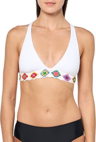 ISABELLA ROSE Women's 1969 Wide Band Halter Bikini Top, Adjustable, Tie Back, Swimwear Separates in Saudi Arabia