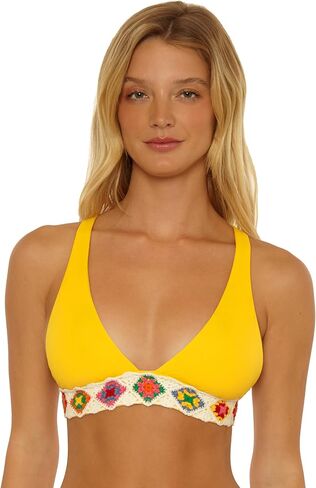 ISABELLA ROSE Women's 1969 Wide Band Halter Bikini Top, Adjustable, Tie Back, Swimwear Separates in Saudi Arabia