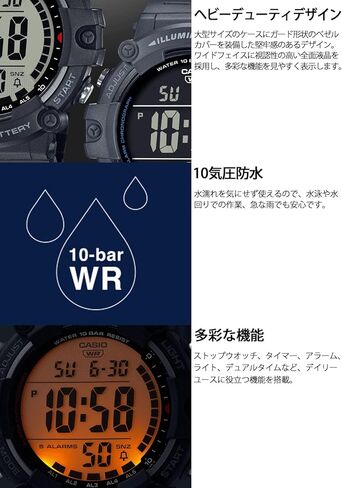 Casio Collection AE1500WH/DW291/MWD110 (Digital_Big Face) Wristwatch in Saudi Arabia