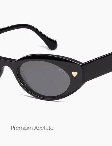 SOJOS Acetate Polarized Cat Eye Sunglasses for Women Lightweight Retro Vintage Sun Glasses UV400 Protection Chic SJ3125 in Saudi Arabia