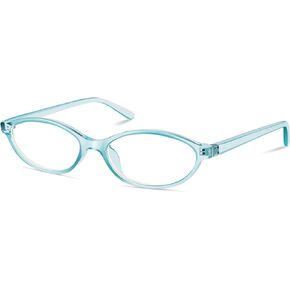 نظارات حظر الضوء الأزرق البيضاوي للنساء الرجعية 90S Cat Eye Frame Glasses Computer Eyeglasses Anti Eyephrain in Kuwait