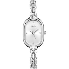 GOODLIYA Watches for Women Elegant Oval Waterproof Watch Gold Vintage Watch Adjustable Stainless Steel Bracelet Quartz Watch in Saudi Arabia