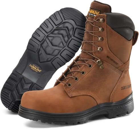 Carolina Men's Surveyor 8" Steel Toe Waterproof Work Boot in Kuwait