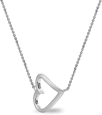 Heart Necklace, Short Necklace, Layered Necklaces for Women, Choker Layering Necklace, Pendant Necklace, Dainty Necklace, Choker Necklaces for Women, Sterling Silver Necklace for Women, Sideways Heart in Saudi Arabia