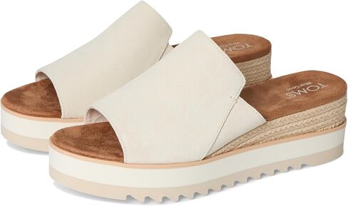 TOMS Women's, Diana Mule Sandal Natural 8 M in Saudi Arabia