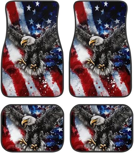 KEIAHUAN Purple Dragon Car Floor Mats for Women Men Gift Full Set of Front & Rear Anti-Slip Foot Mat All Weather Universal Fit for Auto Cars Sedan SUV Automotive Interior in Kuwait