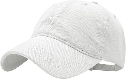 Baseball Cap for Men Women Washed Cotton Unstructured Baseball Hats Breathable Unisex Golf Dad Hat in Kuwait