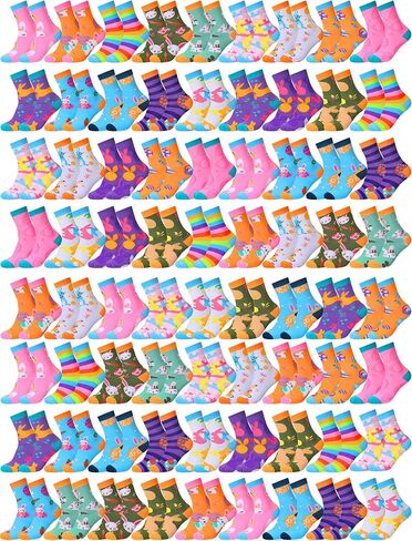 Shinymoon 72 Bairs Independence Day Socks Bulk for Men Women American Flag 4th July Crew Socks Party Partic in Saudi Arabia