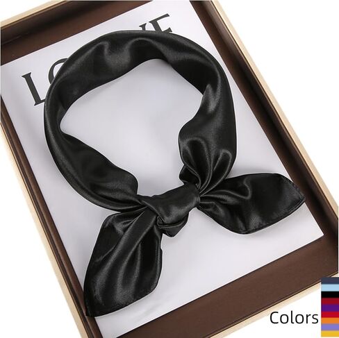 60x60cm Solid Color Chiffon Scarf - Elegant Women's Neckerchief, Bandana, Hair & Bag Accessory (13 Colors) in Saudi Arabia