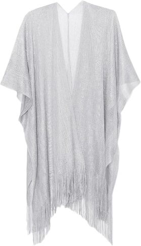 Nonakgado Sparkle Metallic Evening Shawls for Women formal Party Dresses Beach Travel Cardigan Shawl Wrap for Swimsuit in Saudi Arabia