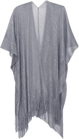 Nonakgado Sparkle Metallic Evening Shawls for Women formal Party Dresses Beach Travel Cardigan Shawl Wrap for Swimsuit in Saudi Arabia