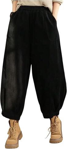 سروال نسائي من Verdusa سروال قصير كاجوال واسع الساق مع جيوب in Kuwait