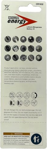 Sealed Energy CR2032 3V Lithium Battery, Pack of 5 in Saudi Arabia