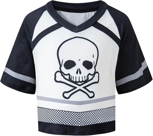 Auggle Girls Black Horror Zombie Halloween Costume Cheerleaders Outfit in Saudi Arabia