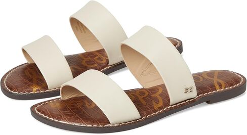 Sam Edelman Women's Gala Flat Sandal, Rich Cognac Leather, 8 Wide in Saudi Arabia