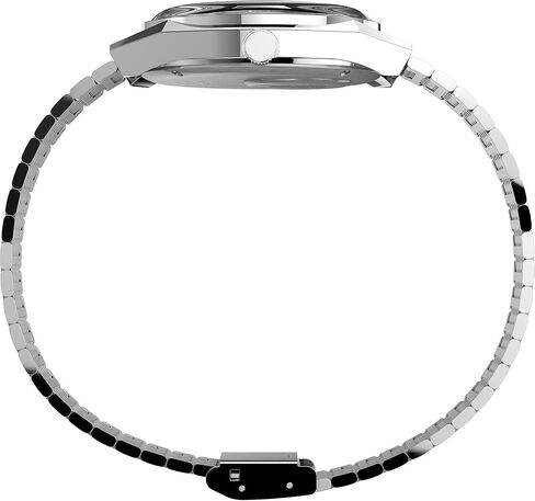 Timex Q Reissue Falcon Eye 38mm Watch – Silver-Tone Case Green Dial with Stainless Steel Bracelet in Saudi Arabia