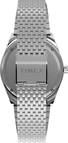 Timex Q Reissue Falcon Eye 38mm Watch – Silver-Tone Case Green Dial with Stainless Steel Bracelet in Saudi Arabia