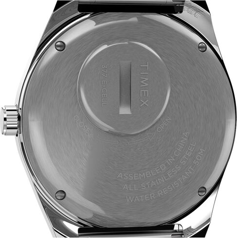 Timex Q Reissue Falcon Eye 38mm Watch – Silver-Tone Case Green Dial with Stainless Steel Bracelet in Saudi Arabia