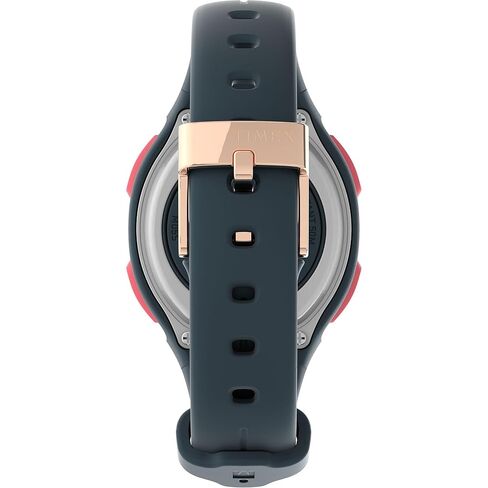 ساعة Timex Ironman Triathlon Transit+ مع تتبع النشاط ومعدل ضربات القلب 33 مم - كحلي مع حزام من الراتنج in Saudi Arabia