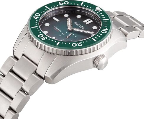 KULUZE Ocean Series 300m درجة 5 تيتانيوم ساعة رياضية أوتوماتيكية للرجال مع صمام هيليوم سيراميك إطار دوار زجاج الياقوت ساعات ميكانيكا Pro Diver in Saudi Arabia