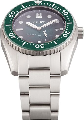 KULUZE Ocean Series 300m درجة 5 تيتانيوم ساعة رياضية أوتوماتيكية للرجال مع صمام هيليوم سيراميك إطار دوار زجاج الياقوت ساعات ميكانيكا Pro Diver in Saudi Arabia