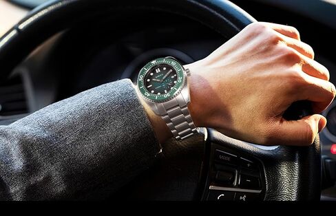 KULUZE Ocean Series 300m درجة 5 تيتانيوم ساعة رياضية أوتوماتيكية للرجال مع صمام هيليوم سيراميك إطار دوار زجاج الياقوت ساعات ميكانيكا Pro Diver in Saudi Arabia