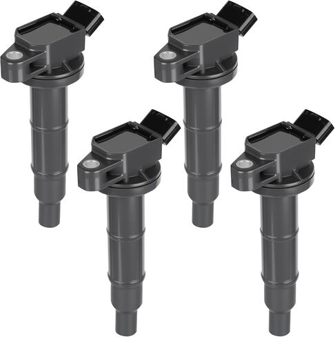Ignition Coil Pack and Iridium Spark Plug Compatible with Nissan Altima Rogue Sentra Cube Versa NV200 1.6L 1.8L 2.0L 2.5L 2007-2019 Replaces UF549 C1696 5C1753 E1049 Set Of 4 in Saudi Arabia