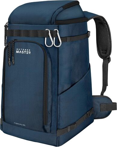 OutdoorMaster Ski Boot Bag, 65L Snowboard Boots Travel Backpack for Helmet, Ski Shoes, Goggles, Gloves and Accessories, Waterproof Exterior & Bottom in Saudi Arabia