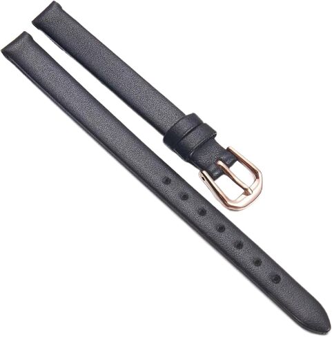 Small Size Ultra-Thin Soft Cowhide Watchband Genuine Leather Flat Weave Women Red 6-20mm in Saudi Arabia