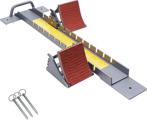 كتل انطلاق عالية المستوى مقاس 35 بوصة من الألومنيوم من فئة الطائرات، كتل مسار للجري مقاومة للماء ومقاومة للصدأ، 4 دواسات قابلة للتعديل بزاوية للمنافسة في المضمار والميدان in Kuwait