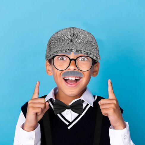 JcHrmers Old Man Costume for Boys,100 Days of School Costume Set for Kids 100th Day of School Grandpa Dress Up in Saudi Arabia