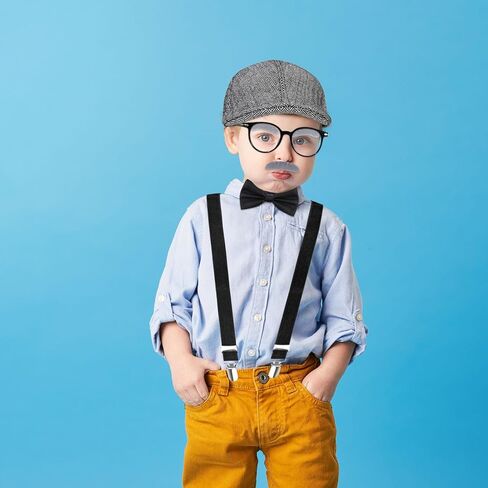 JcHrmers Old Man Costume for Boys,100 Days of School Costume Set for Kids 100th Day of School Grandpa Dress Up in Saudi Arabia