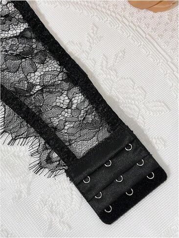 WDIRARA Women's Lace Underwire Bandeau Strapless Bra Adjustable Straps Bras in Saudi Arabia