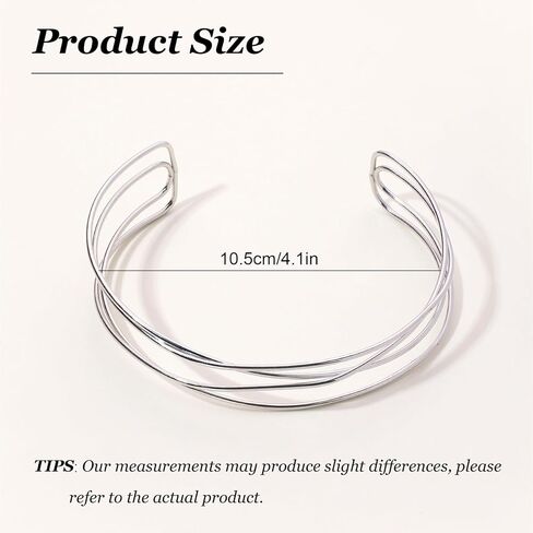 Zurlcdye Silver Layered Necklace for Women Dainty Choker Necklace Stack Minimalist Jewelry Birthday Gifts for Her in Saudi Arabia