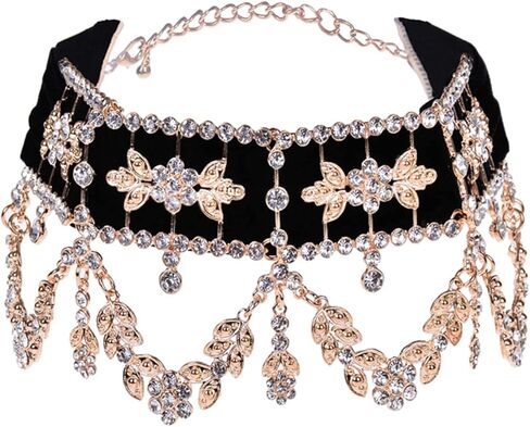 YZYDF Vintage Pendant Necklaces Choker Clavicle Chain Statement Jewelry Adjustable Collar Necklaces Gift in Saudi Arabia